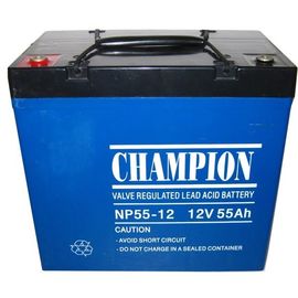 Champion AGM battery 12V55AH Sealed Lead Acid battery rechargeable lighting battery