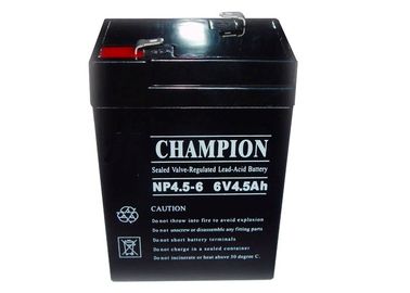 China Champion Battery  6V4.5Ah NP4.5-6 Lead Acid AGM Battery, VRLA Battery, SLA Battery