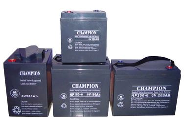 China Champion Battery  6V NP Series Lead Acid AGM Battery, VRLA Battery, SLA Battery