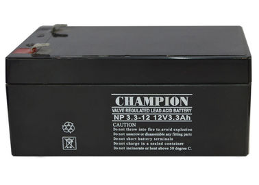 China Champion Battery  12V3.3Ah NP3.3-12 Lead Acid AGM Battery VRLA Battery, SLA Battery