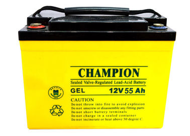 China Champion Battery  12V55AH NP55-12-G Sealed Lead Acid GEL Battery, Solar Battery, Deep Cycle Battery