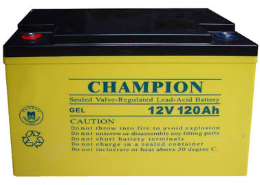 China Champion Battery  12V120AH NP120-12-G Sealed Lead Acid GEL Battery, Solar Battery, Deep Cycle Battery