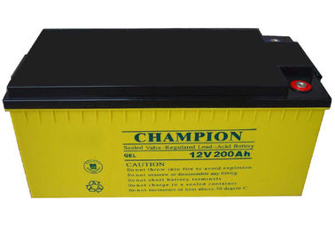 China Champion Battery  12V200AH NP200-12-G Sealed Lead Acid GEL Battery, Solar Battery, Deep Cycle Battery