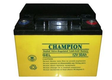 China Champion Solar GEL Battery 12V50AH NP50-12-G Sealed Lead Acid Solar GEL Battery, Deep Cycle Solar GEL Battery