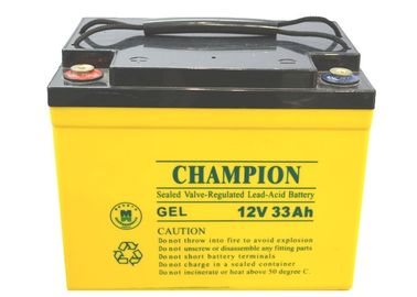 China Champion Solar GEL Battery 12V33AH NP33-12-G Sealed Lead Acid Solar GEL Battery, Deep Cycle Solar GEL Battery