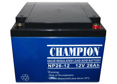 China Champion UPS Battery 12V26Ah NP26-12 Lead Acid AGM Battery VRLA Battery, SLA Battery