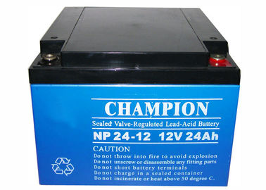 China Champion UPS Battery 12V24Ah NP24-12 Lead Acid AGM Battery VRLA Battery, SLA Battery