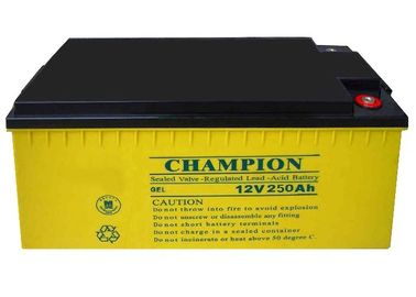 China Champion Deep Cycle Battery  12V250AH NP250-12-G Sealed Lead Acid GEL Battery, Solar Battery