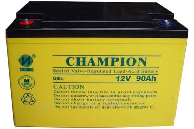 China Champion Solar GEL Battery  12V90AH NP90-12-G Sealed Lead Acid Sola GEL Battery, Deep Cycle Solar Gel Battery